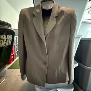 Le Suit Tan Blazer Classic Lapel Professional p23